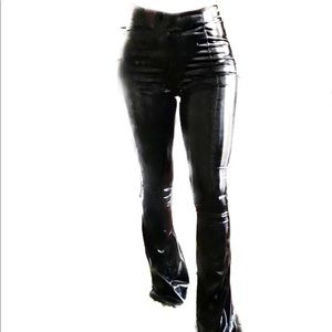 From grayscale black flare pants size M fits 8-10